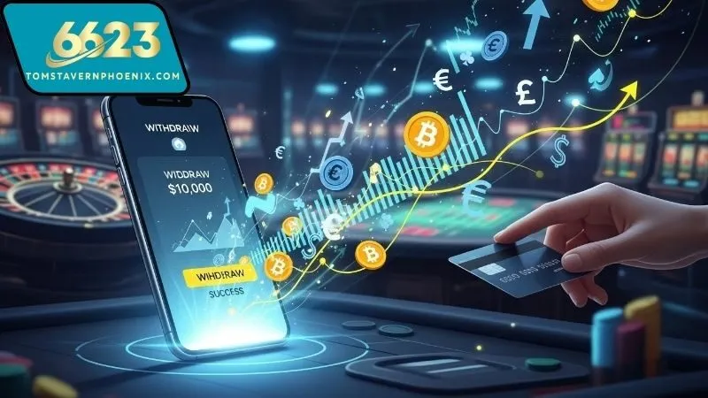 Rút tiền 6623 – Nhanh chóng, an toàn, không lo trễ 2 Các phương thức rút tiền tại 6623