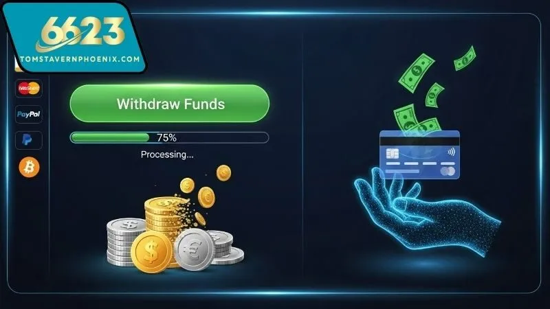 Rút tiền 6623 – Nhanh chóng, an toàn, không lo trễ 3 Lưu ý khi rút tiền 6623